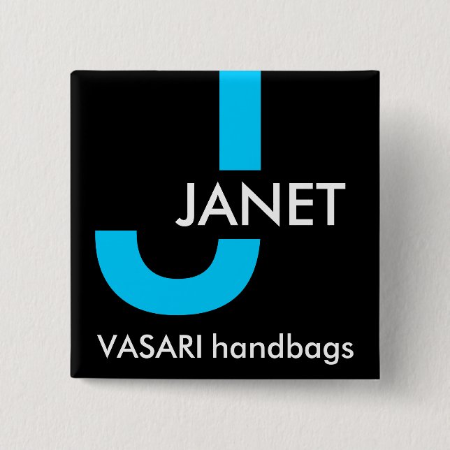 Modern Namn bricka Knapp (Framsida)