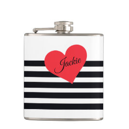 Modern Namn-Chic-cute med stripe-Personlig Fickplunta