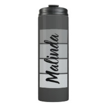 Modern Namn-design - svart, minimalistisk