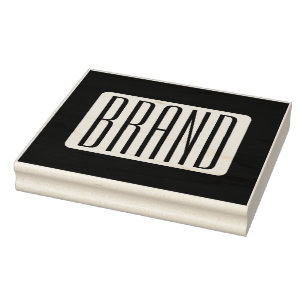 Modern Namn eller Editable Brand Namn för företag Stämpel