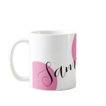 Modern Namn Large Rosa Polka dots