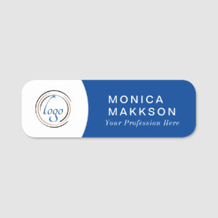Modern Namn, Logotyp och Namn bricka Namnbricka
