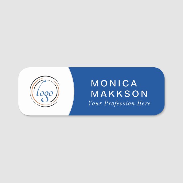 Modern Namn, Logotyp och Namn bricka Namnbricka (Framsida)