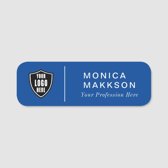 Modern Namn, Logotyp och Namn bricka Namnbricka (Framsida)