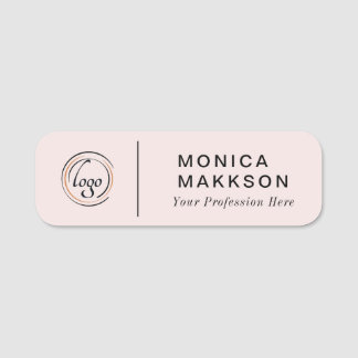 Modern Namn, Logotyp och Namn bricka Namnbricka