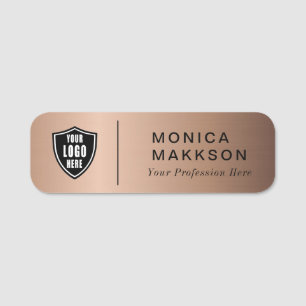 Modern Namn, Logotyp och Namn bricka Namnbricka