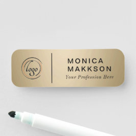 Modern Namn, Logotyp och Namn bricka Namnbricka