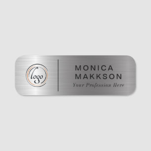 Modern Namn, Logotyp och Namn bricka Namnbricka