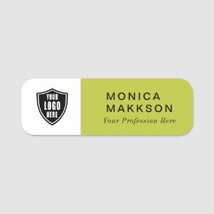 Modern Namn, Logotyp och titel Namnbricka