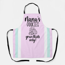 Modern Nana's Cookies All-over Print Apron Rosa