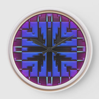 Modern Native American 13 Clock Stor Klocka