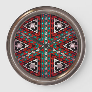 Modern Native American 14 Clock Stor Klocka
