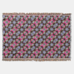 Modern Native American 17 Throw Blanket Mysfilt