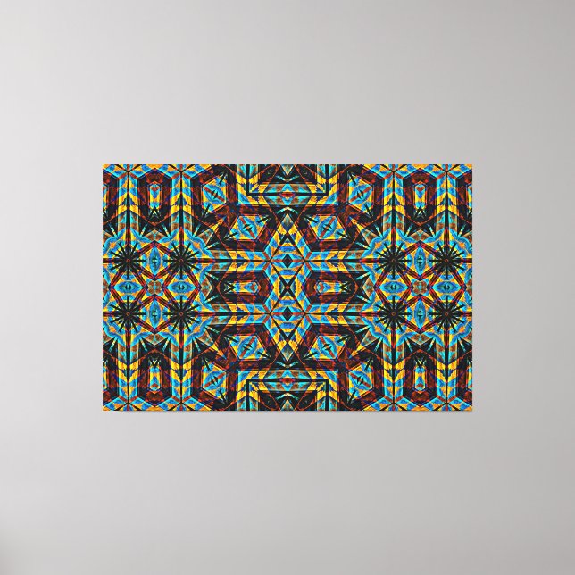 Modern Native American 18 Wrapped Canvas (Framsida)