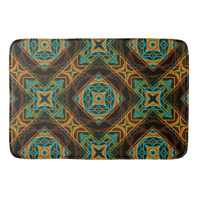 Modern Native American 19 Bath Mat Badrumsmatta (Framsidan)