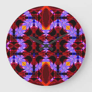 Modern Native American 1 Clock Stor Klocka
