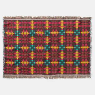 Modern Native American 20 Throw Blanket Filt