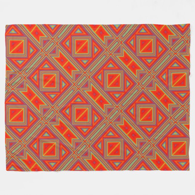 Modern Native American 22 Fleecefilt (Framsidan (Horisontell))