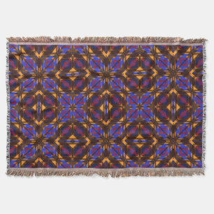 Modern Native American 24 Throw Blanket Mysfilt