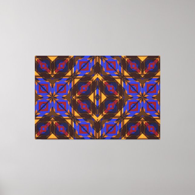 Modern Native American 24 Wrapped Canvas (Framsida)