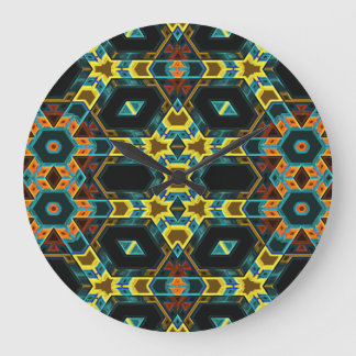 Modern Native American 2 Clock Stor Klocka