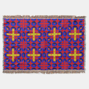 Modern Native American 30 Throw Blanket Mysfilt