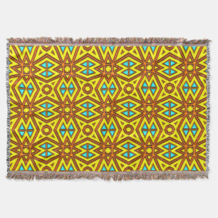 Modern Native American 31 Throw Blanket Mysfilt