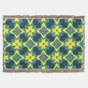 Modern Native American 32 Throw Blanket Mysfilt