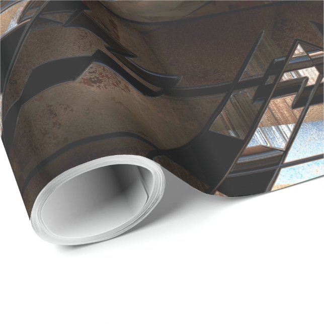 Modern Native American 35 Presentpapper (Rullad Hörn)