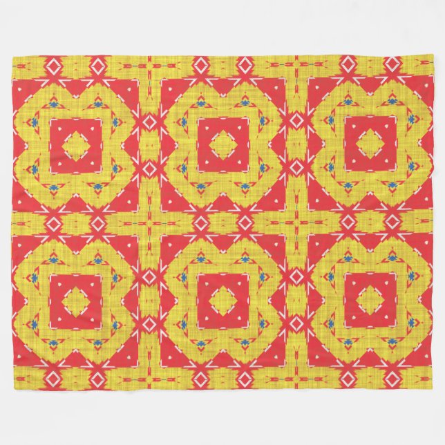 Modern Native American 8 Fleecefilt (Framsidan (Horisontell))