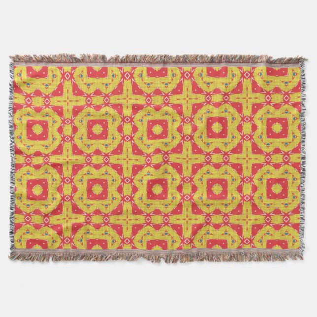 Modern Native American 8 ThThrid Blanket Filt (Framsidan)