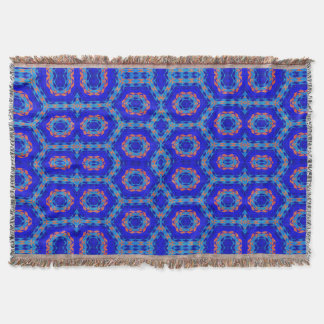 Modern Native American 9 Throw Blanket Mysfilt