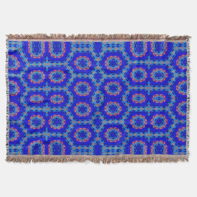 Modern Native American 9 Throw Blanket Mysfilt (Framsidan)