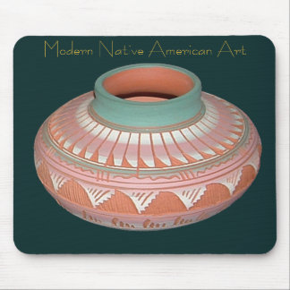 Modern Native American Pottery Mousepad Musmatta