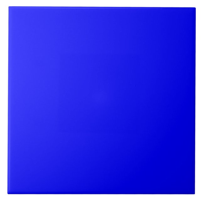 Modern Natt Himmel Solid Blue Ceramic Tile Kakelplatta (Framsidan)