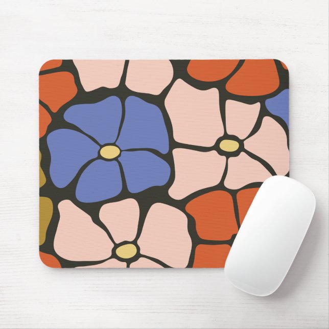 Modern Natur Blommig Foto  Musmatta (Med mus)