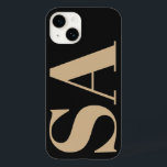Modern naturlig, inledande minimal contemporary fö<br><div class="desc">Modern svart,  naturlig,  inledande monogram,  minimal contemporary,  telefonfodral.</div>