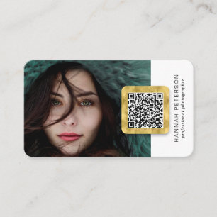 Modern nätverksbaserad QR-kod för media i social Visitkort