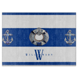 Modern Nautical Blue and White i Trendiget