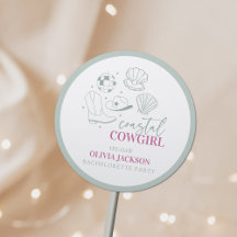 Modern Nautilus Kust Cowgirl Sällskapsfest Före Br