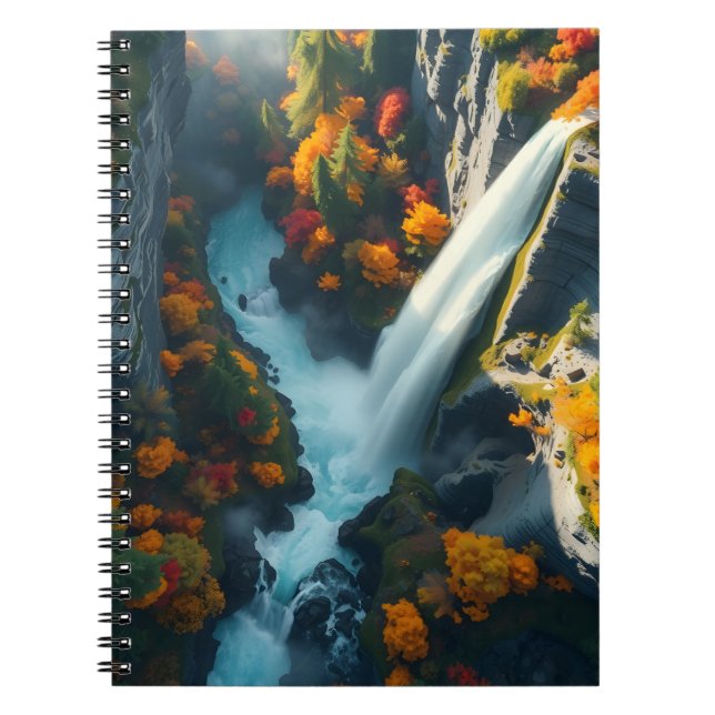 Modern Navy & Gold Abstract Mountain Peak – Luxury Anteckningsbok (Framsidan)