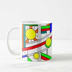 Modern Nedfläckad-Glass-utseende Kaffemugg