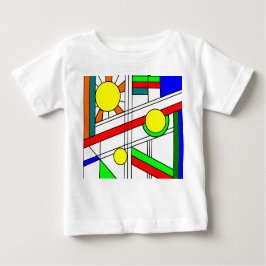 Modern Nedfläckad-Glass-utseende T Shirt