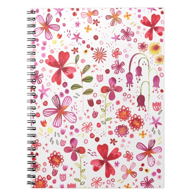 Modern nedre vattenfärg anteckningsbok (Framsidan)