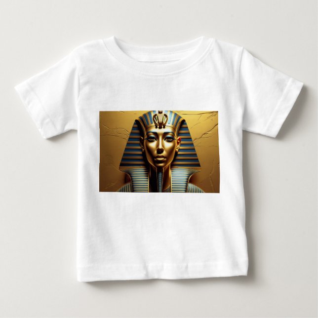  Modern Nefertiti Pharaoh Art – Men's Egyptian Gr T Shirt (Framsida)