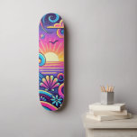Modern Neon Beach-inspirerad Mönster Mini Skateboard Bräda 18,5 Cm<br><div class="desc">Det strandinspirerade mönster brinner med pulserande neonenergi, blandar stiliserat vågar, handflatan träd och surfingbrädor i elkruar. Neon rosa, kalkgrön, ljusblå lila och elblått dominerar konstruktionen och framkallar livligheten hos ett tropiskt äventyr. Spelande detaljer som abstrakt, nätta sjöhäckar, tropiska blommor och fet solbränna skapar en ungdomlig, energisk atmosfär. Himmel övergår från...</div>