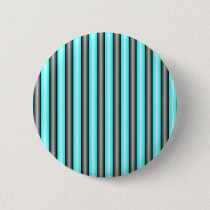 Modern Neon Blue and Black 3D Metall Effect Rand Knapp