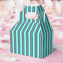 Modern Neon Blue and Black 3D Metall Effect Rand Presentaskar