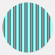 Modern Neon Blue and Black 3D Metall Effect Rand