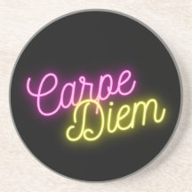 Modern Neon Carpe Diem Ord Art